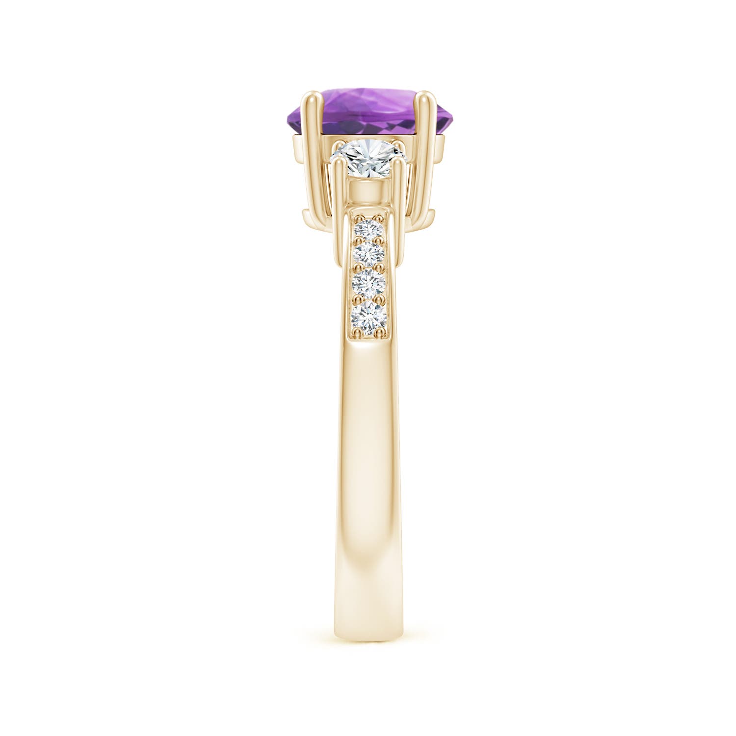 A - Amethyst / 1.59 CT / 14 KT Yellow Gold