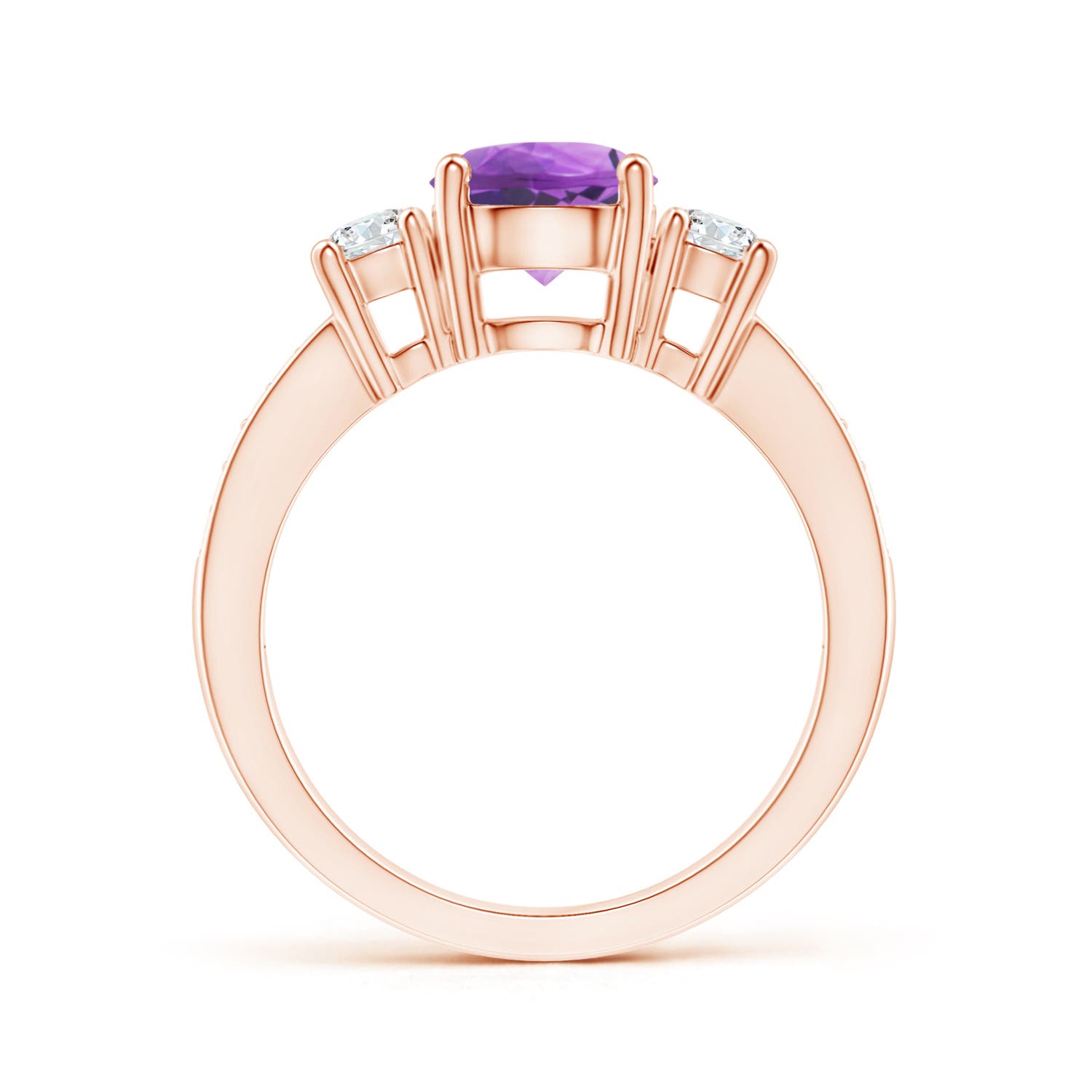 AA - Amethyst / 1.59 CT / 14 KT Rose Gold