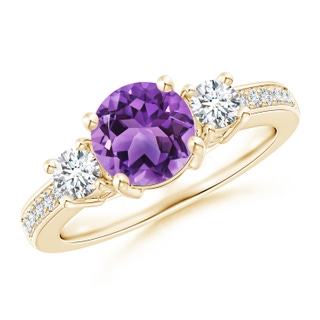 Round AA Amethyst