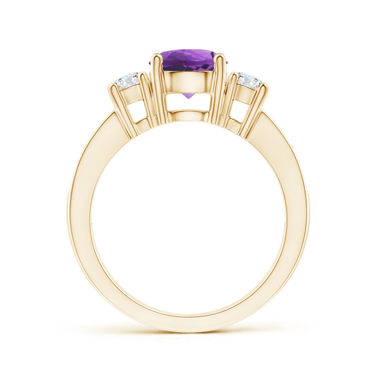 AAA - Amethyst / 1.59 CT / 14 KT Yellow Gold