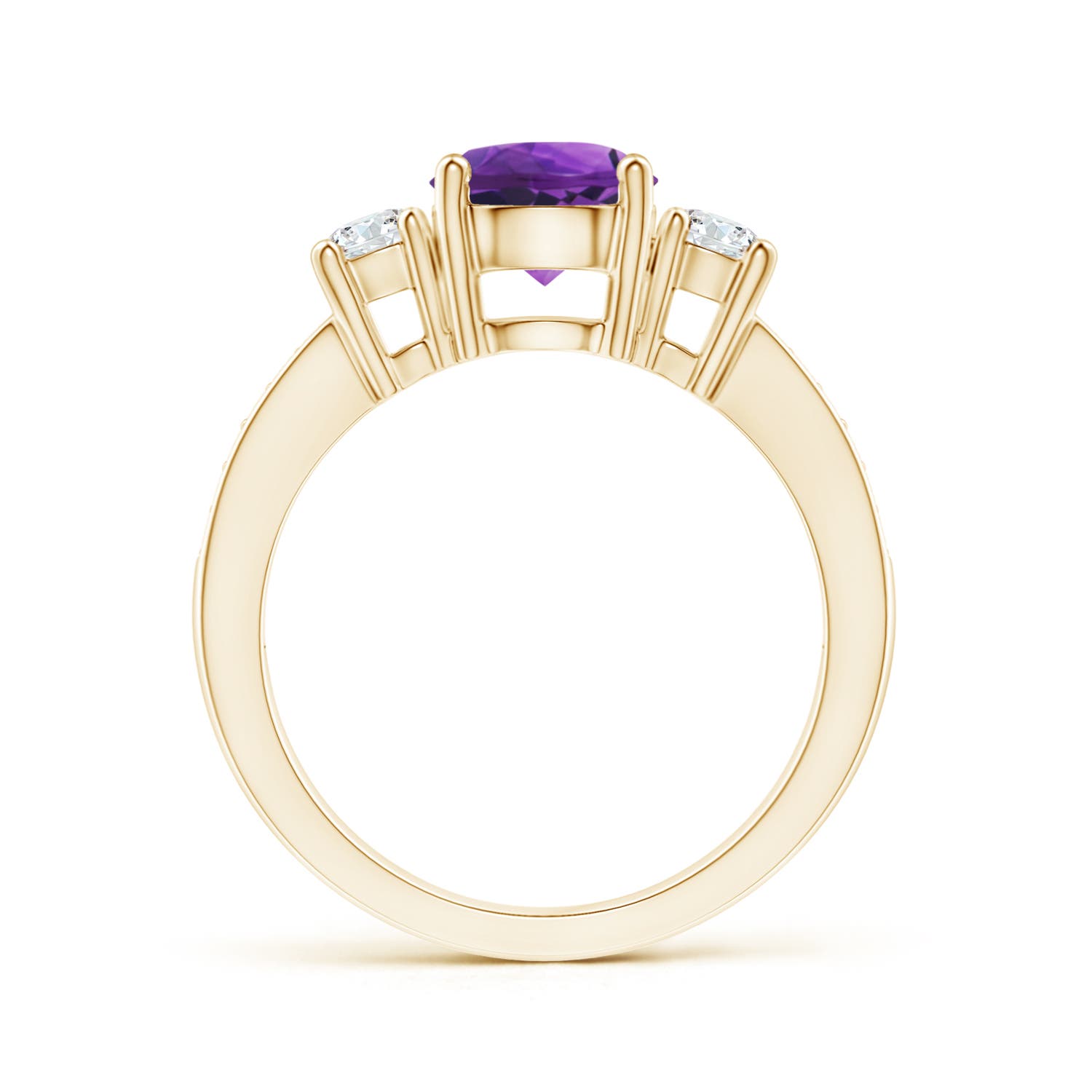 AAAA - Amethyst / 1.59 CT / 14 KT Yellow Gold