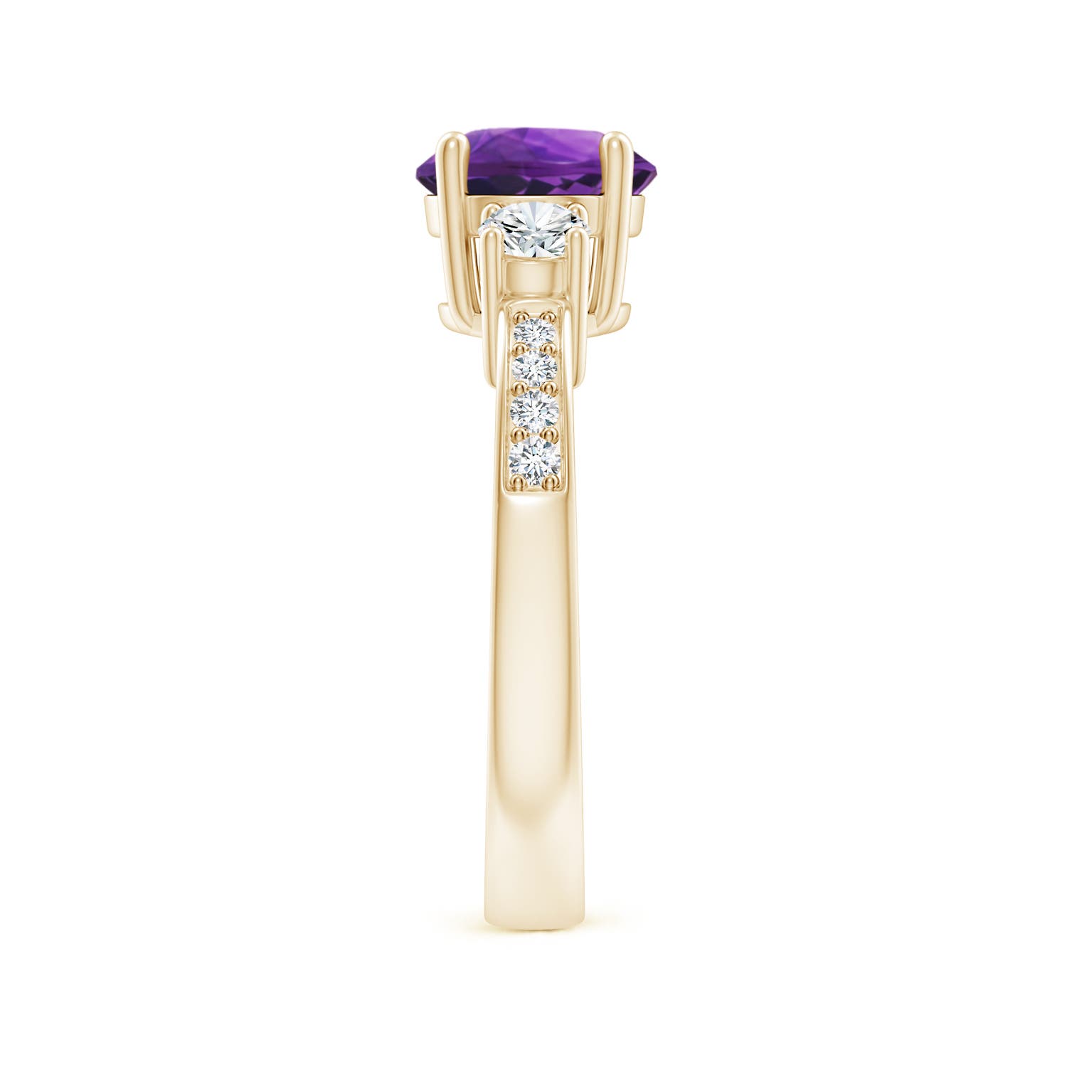 AAAA - Amethyst / 1.59 CT / 14 KT Yellow Gold