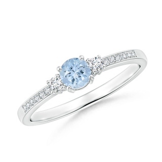 Round AA Aquamarine