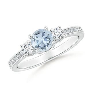 Round A Aquamarine