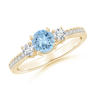 Round AAA Aquamarine