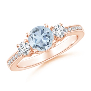 Round A Aquamarine