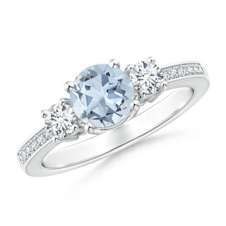 Round A Aquamarine