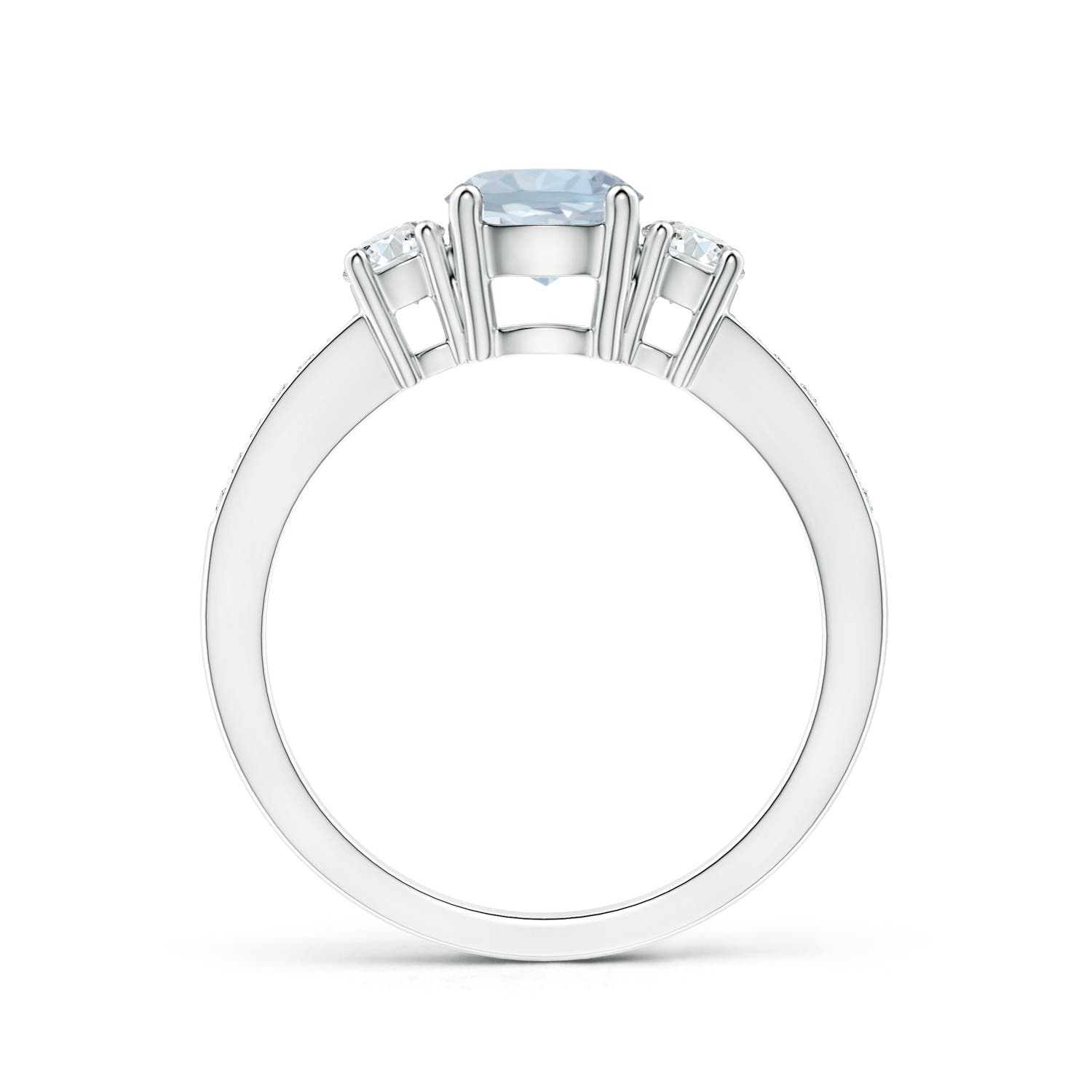 A - Aquamarine / 1.03 CT / 14 KT White Gold