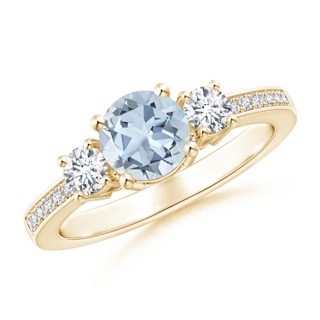 Round A Aquamarine