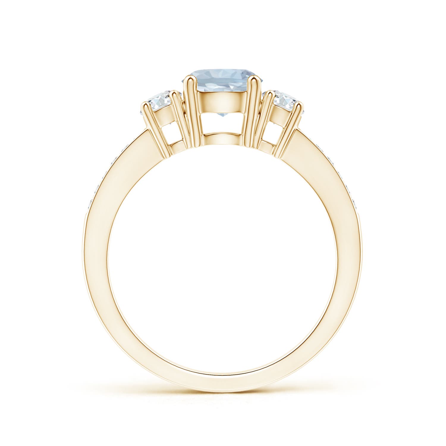 A - Aquamarine / 1.03 CT / 14 KT Yellow Gold