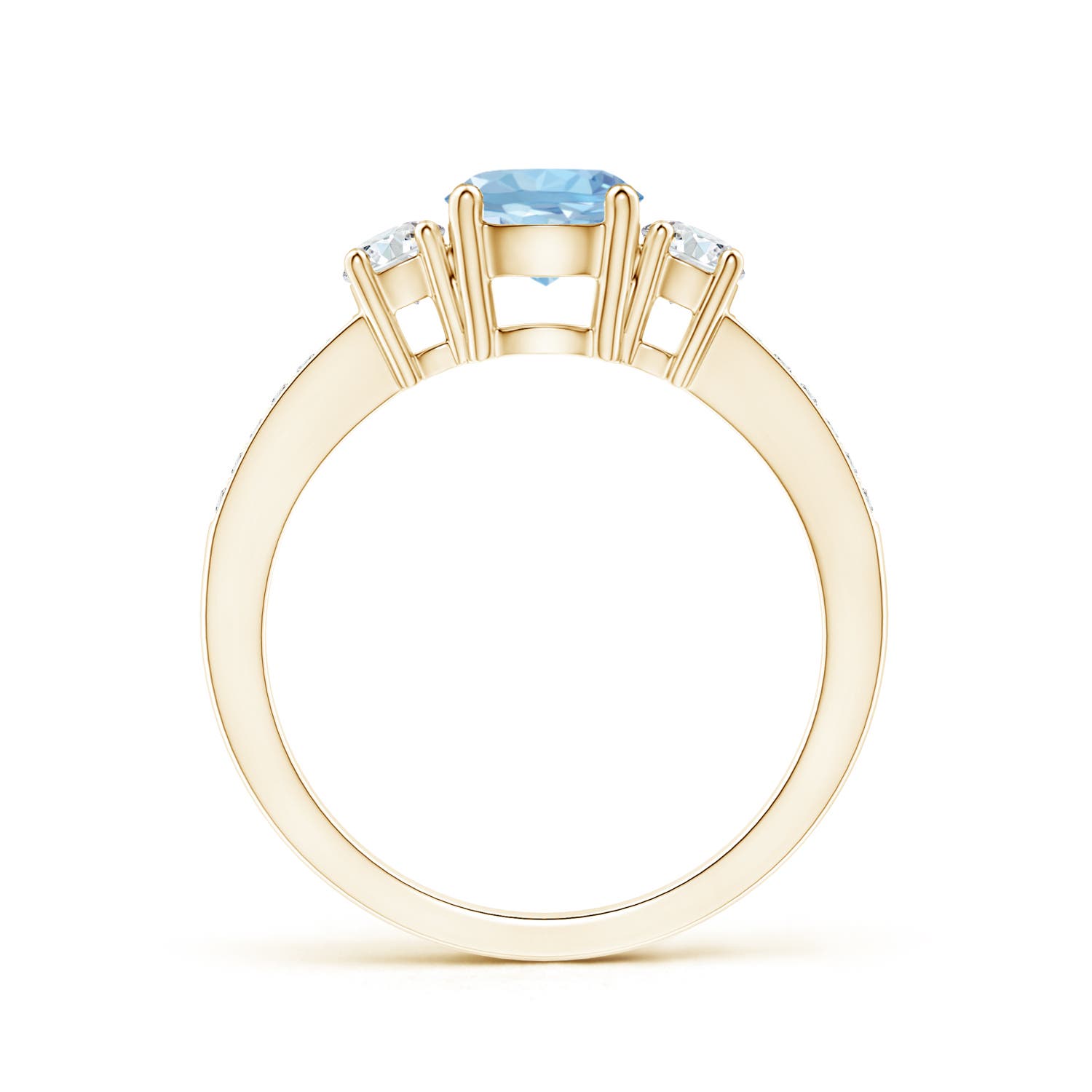 AAA - Aquamarine / 1.03 CT / 14 KT Yellow Gold