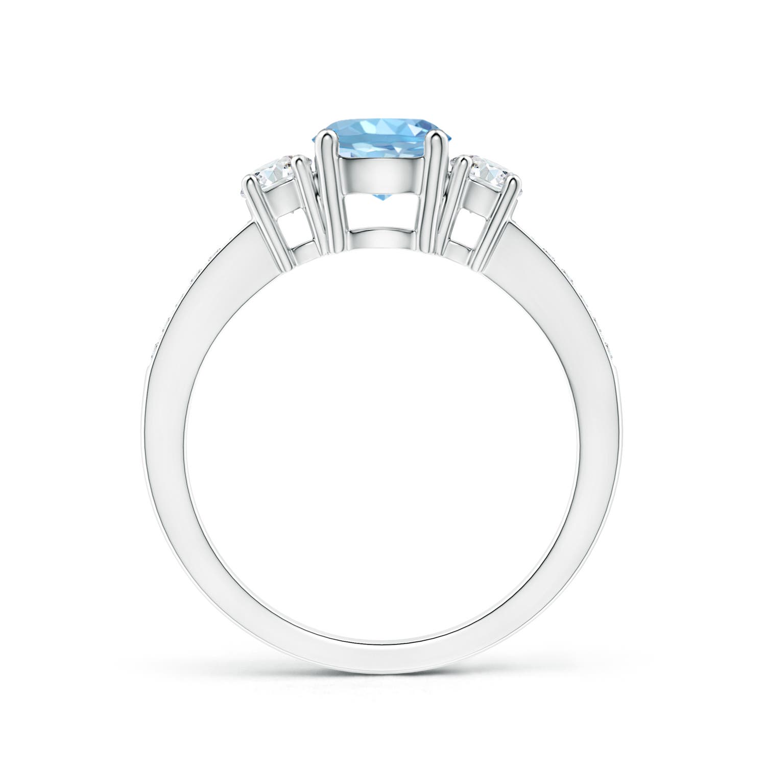 AAAA - Aquamarine / 1.03 CT / 14 KT White Gold