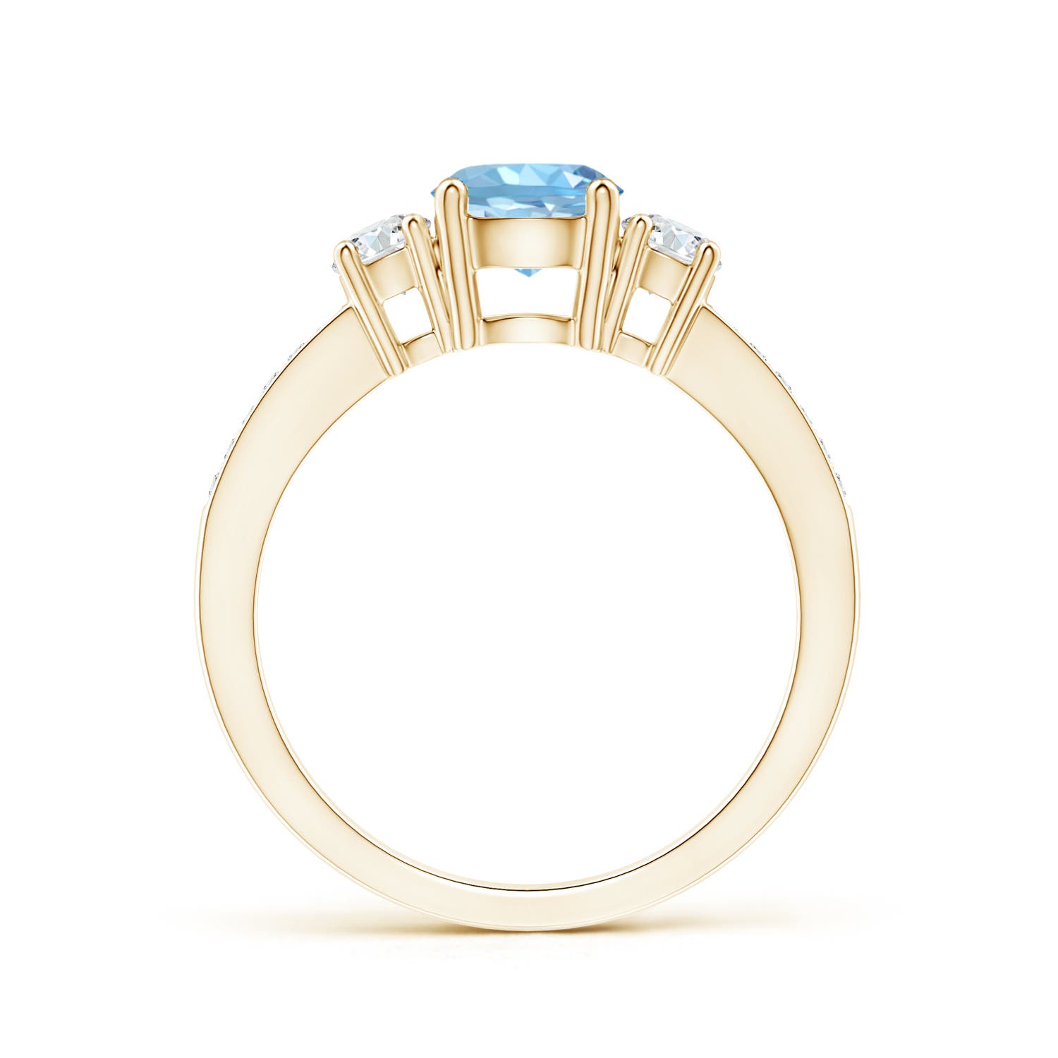 AAAA - Aquamarine / 1.03 CT / 14 KT Yellow Gold