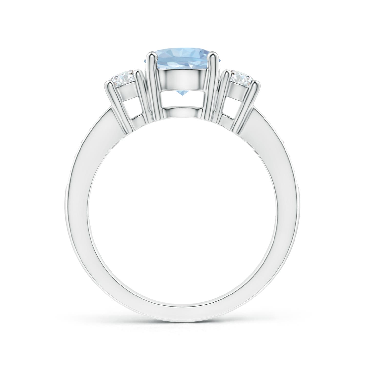 AA - Aquamarine / 1.56 CT / 14 KT White Gold