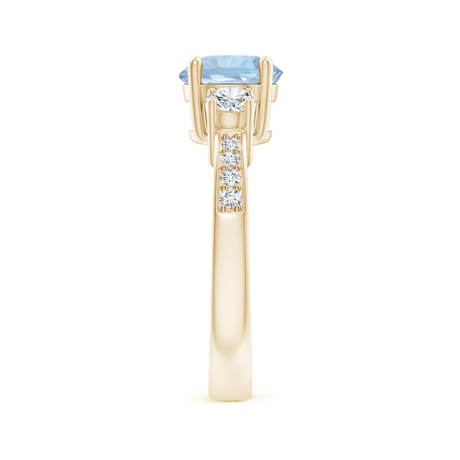 AA - Aquamarine / 1.56 CT / 14 KT Yellow Gold