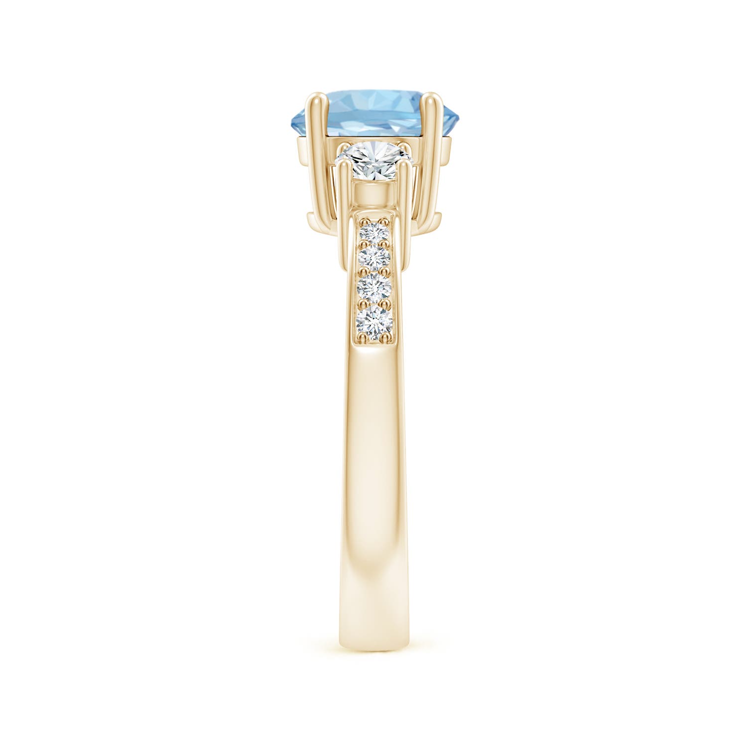 AAA - Aquamarine / 1.56 CT / 14 KT Yellow Gold