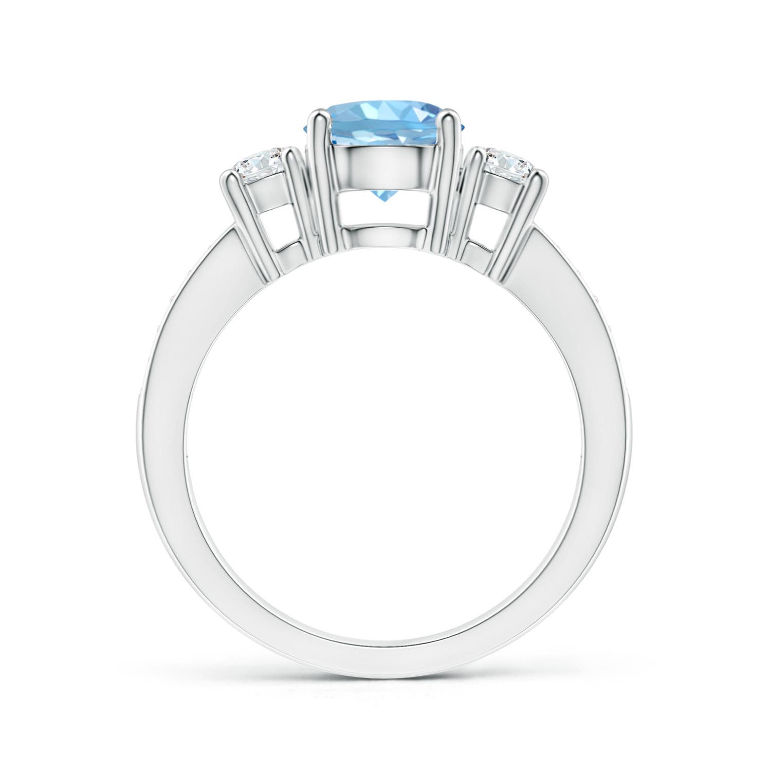 AAAA - Aquamarine / 1.56 CT / 14 KT White Gold