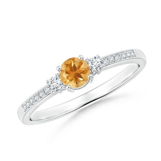 Round A Citrine