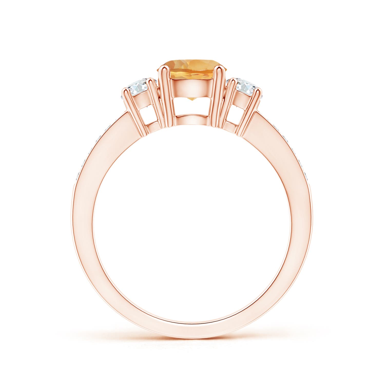 A - Citrine / 1.01 CT / 14 KT Rose Gold