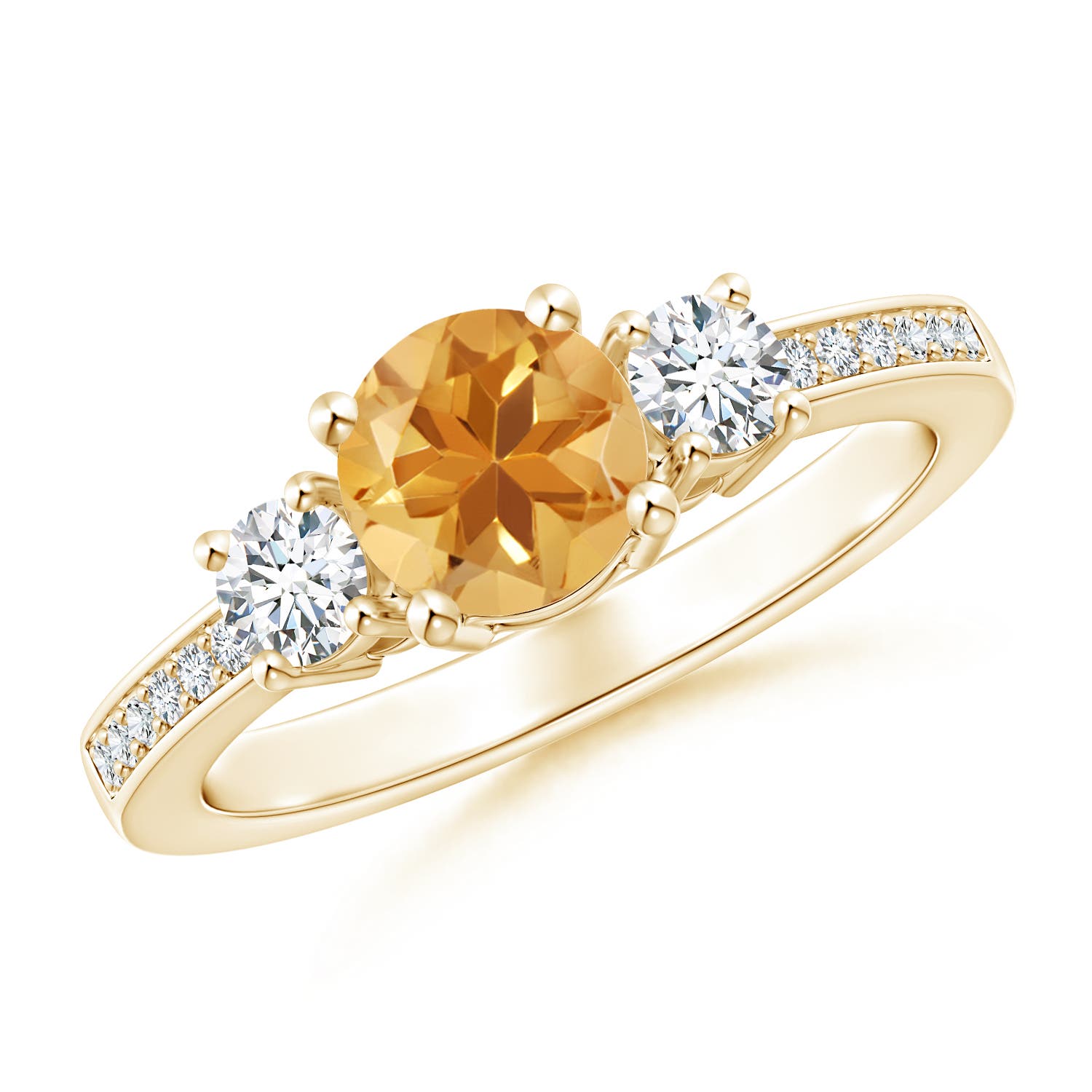 A - Citrine / 1.01 CT / 14 KT Yellow Gold