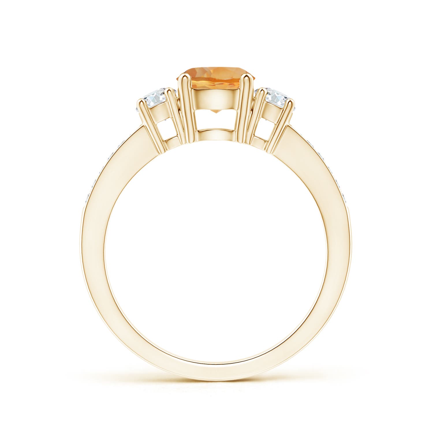 AA - Citrine / 1.01 CT / 14 KT Yellow Gold