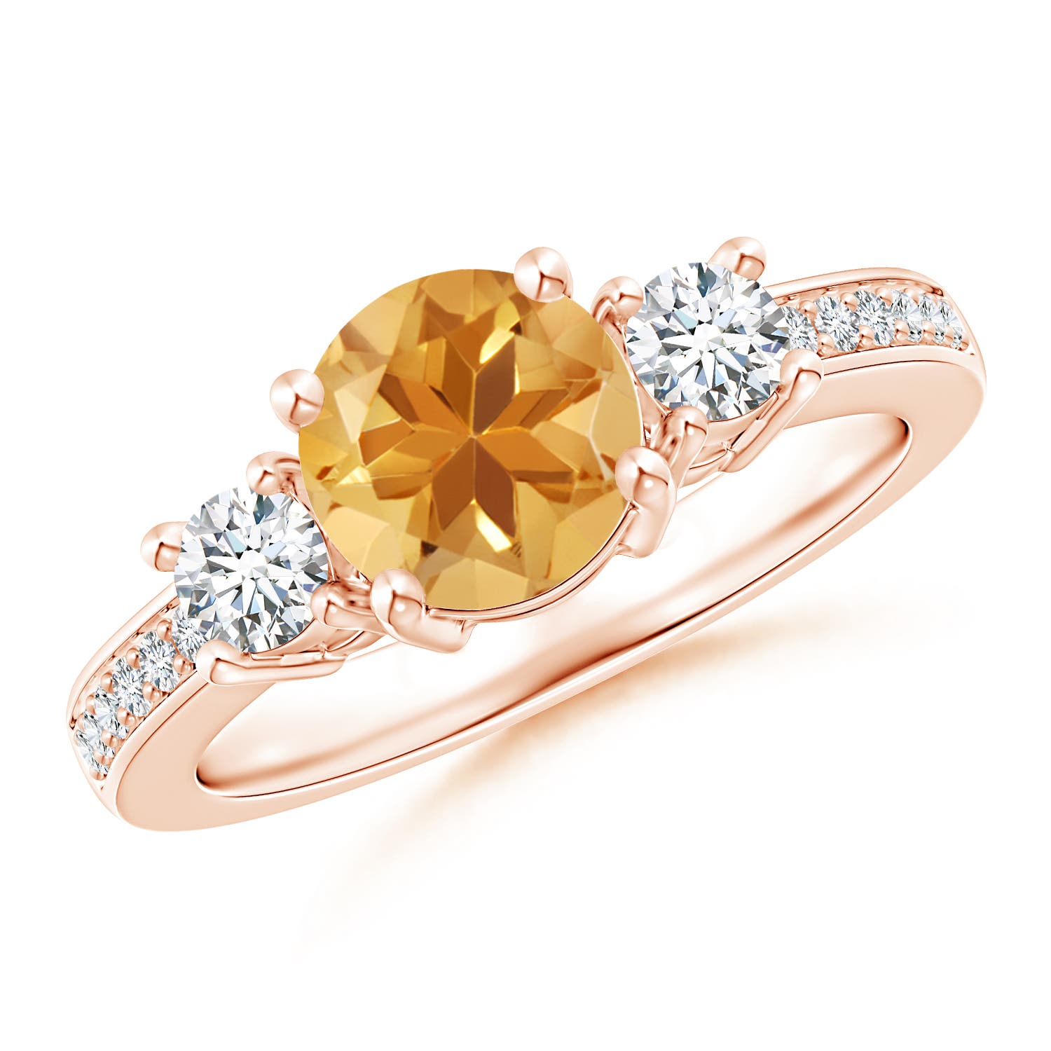 A - Citrine / 1.69 CT / 14 KT Rose Gold