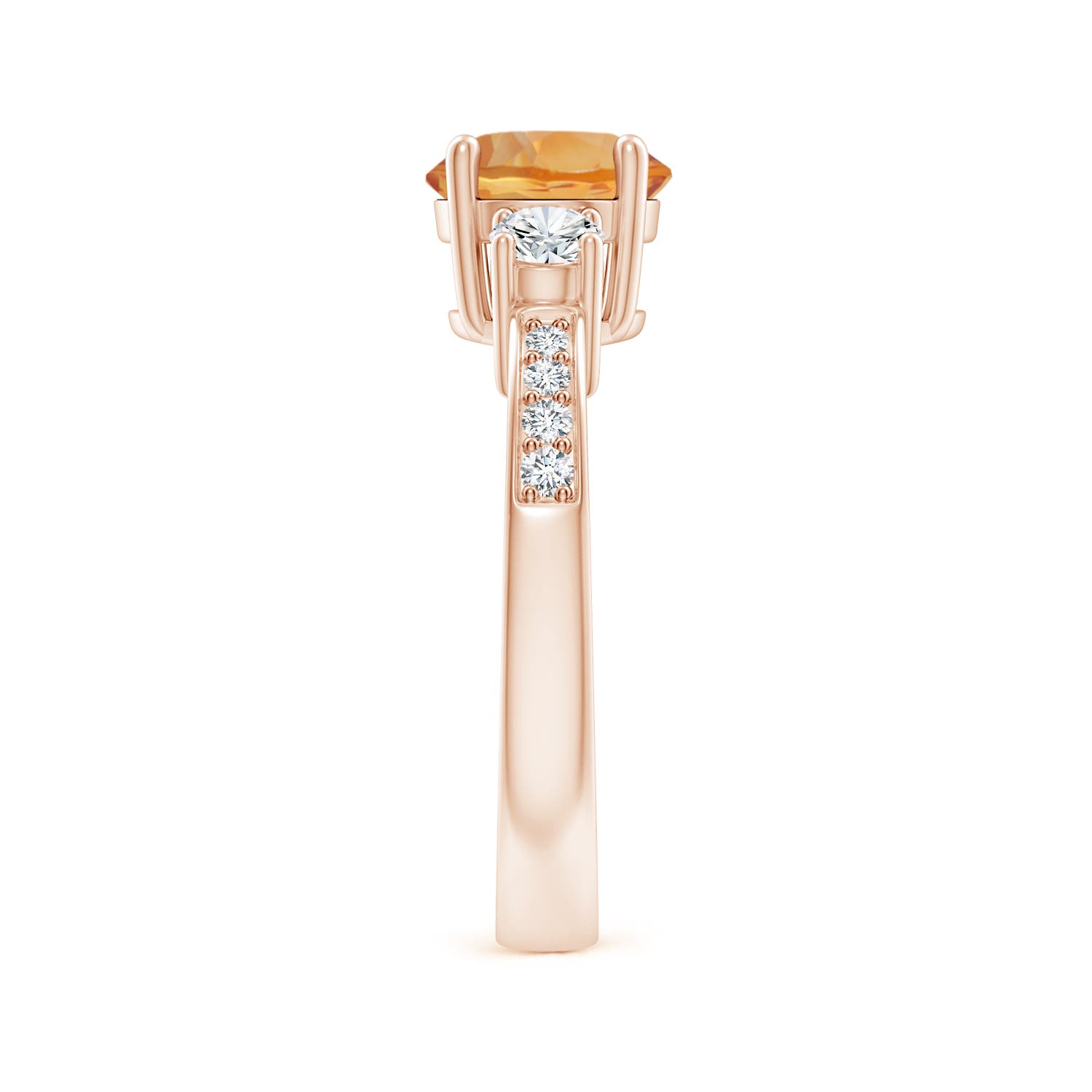 AA - Citrine / 1.69 CT / 14 KT Rose Gold