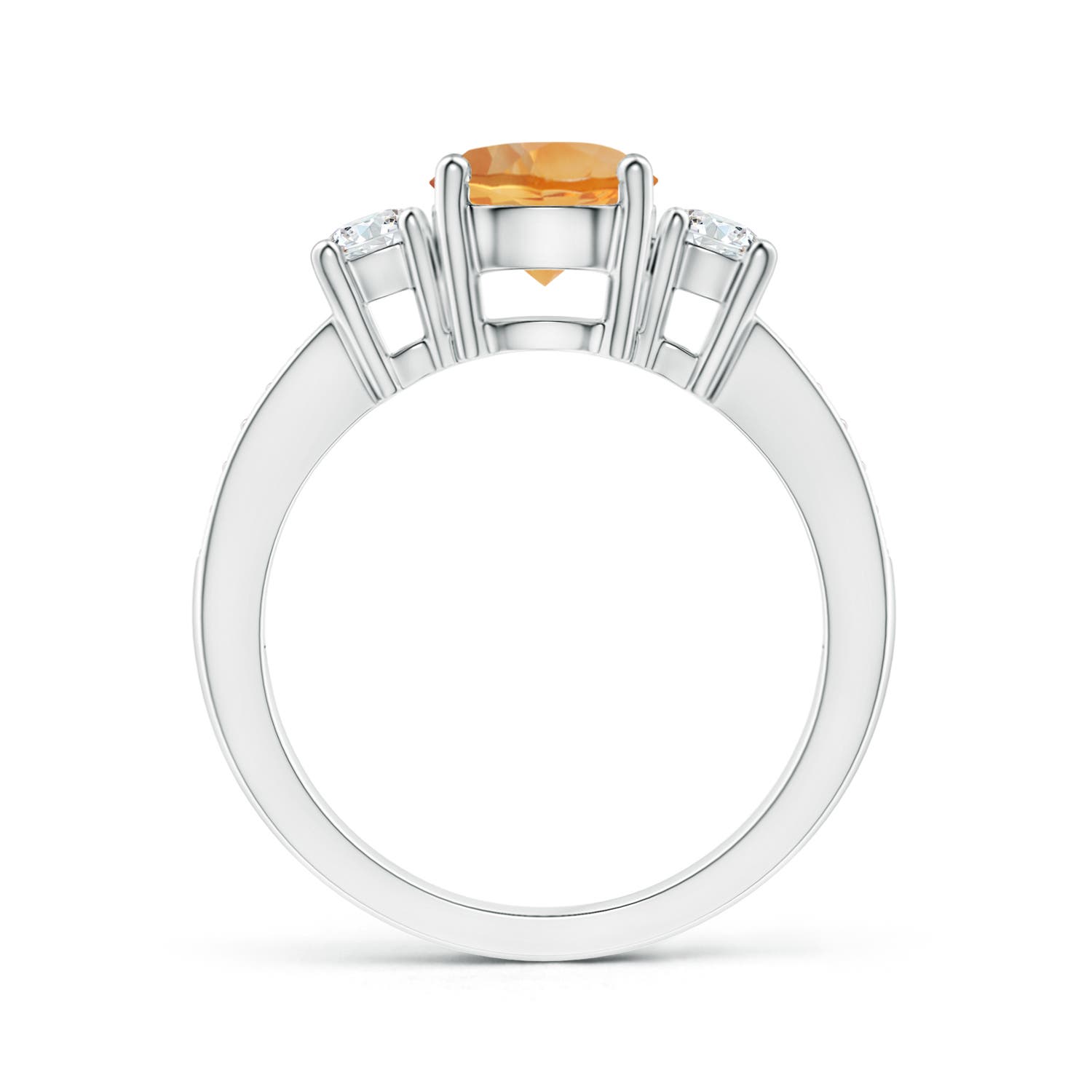 AA - Citrine / 1.69 CT / 14 KT White Gold