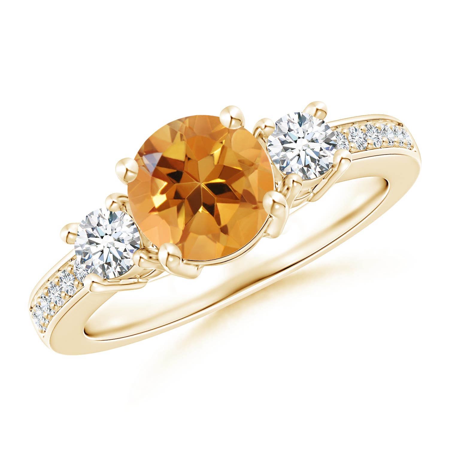 AA - Citrine / 1.69 CT / 14 KT Yellow Gold