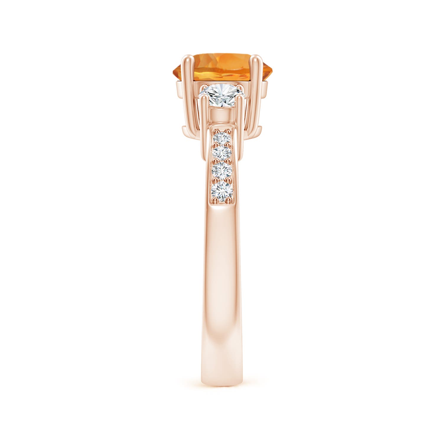 AAA - Citrine / 1.69 CT / 14 KT Rose Gold