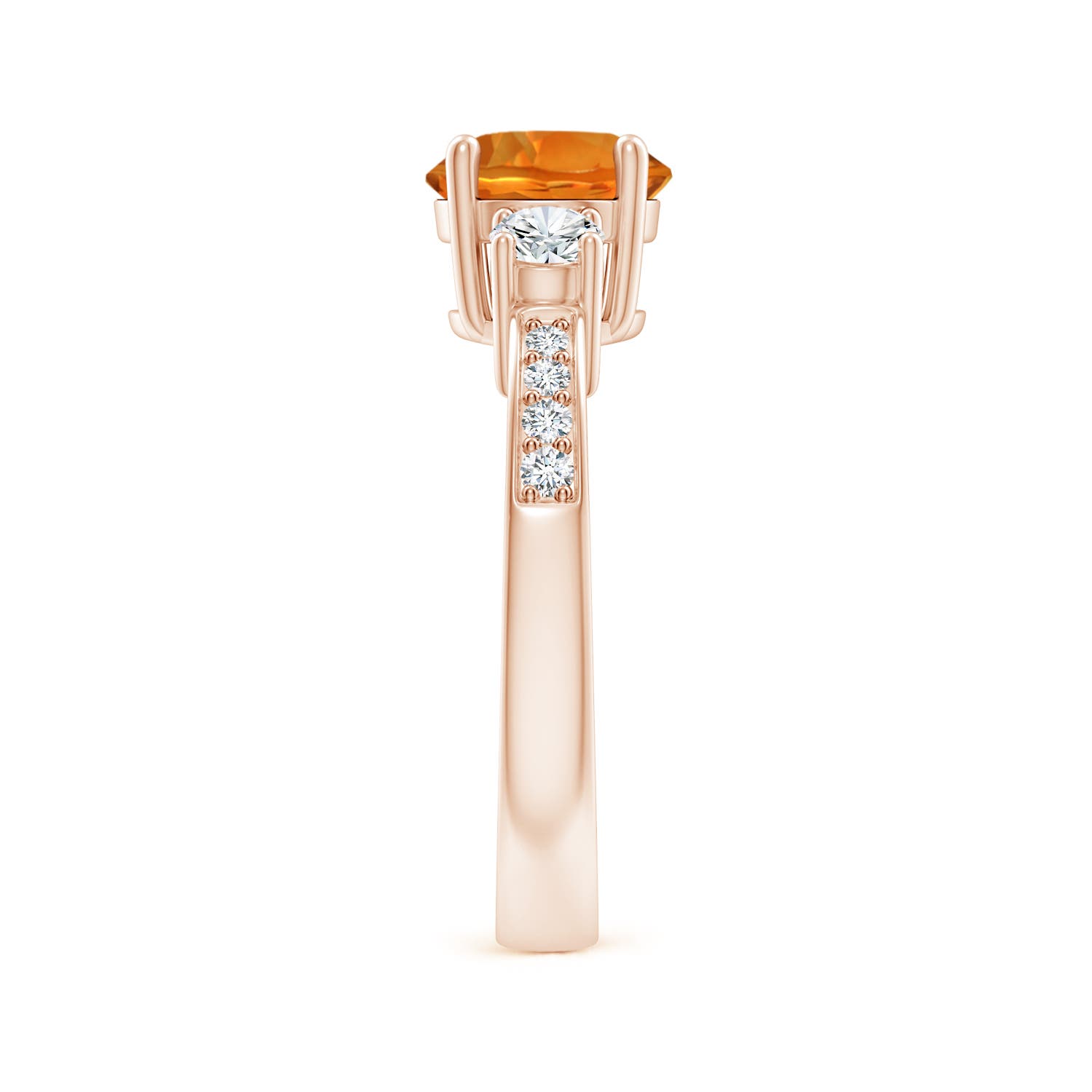 AAAA - Citrine / 1.69 CT / 14 KT Rose Gold