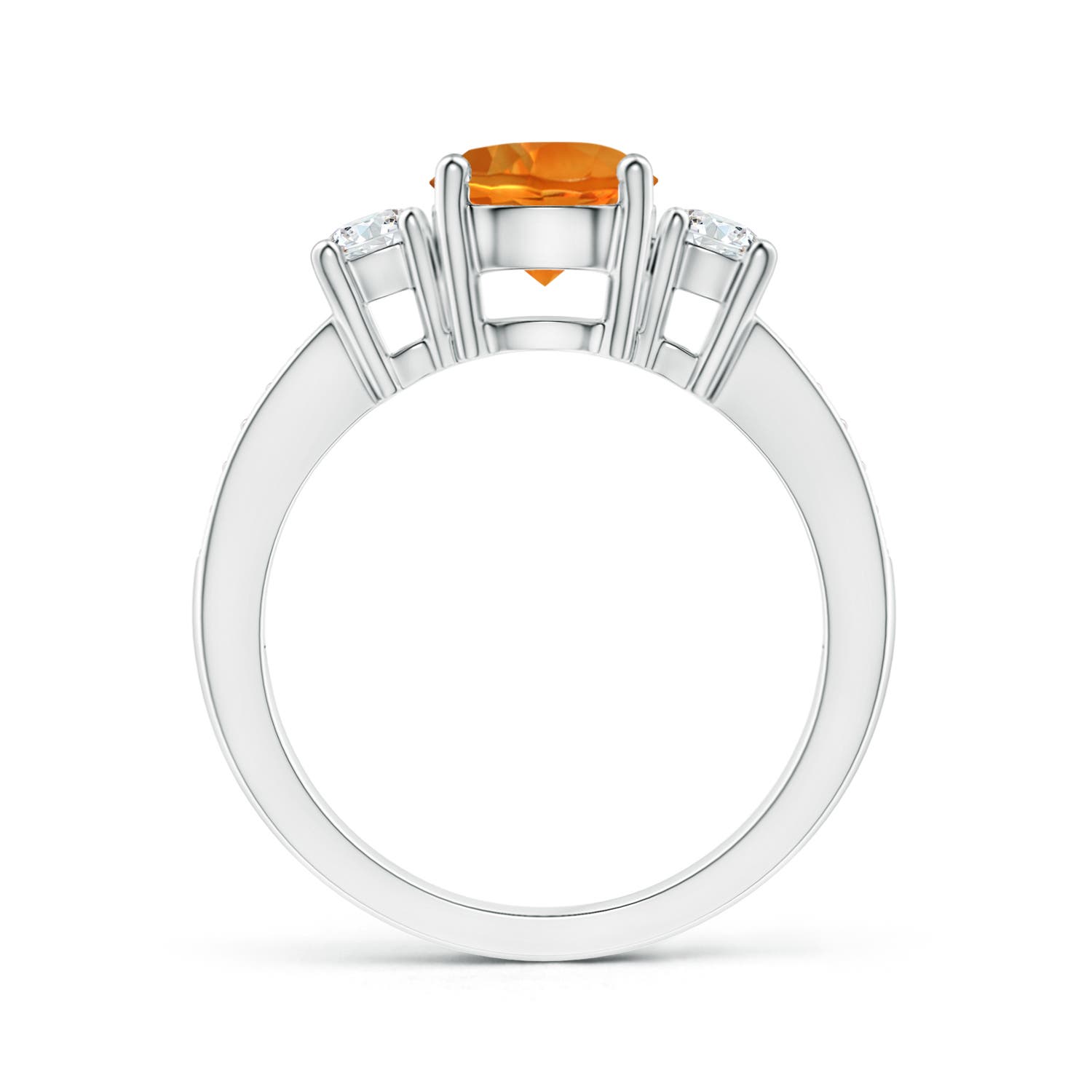 AAAA - Citrine / 1.69 CT / 14 KT White Gold