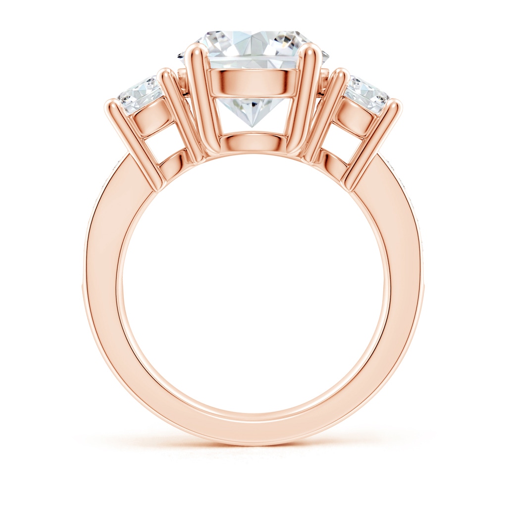 10.1mm GVS2 Classic Three Stone Diamond Ring in Rose Gold - side 199