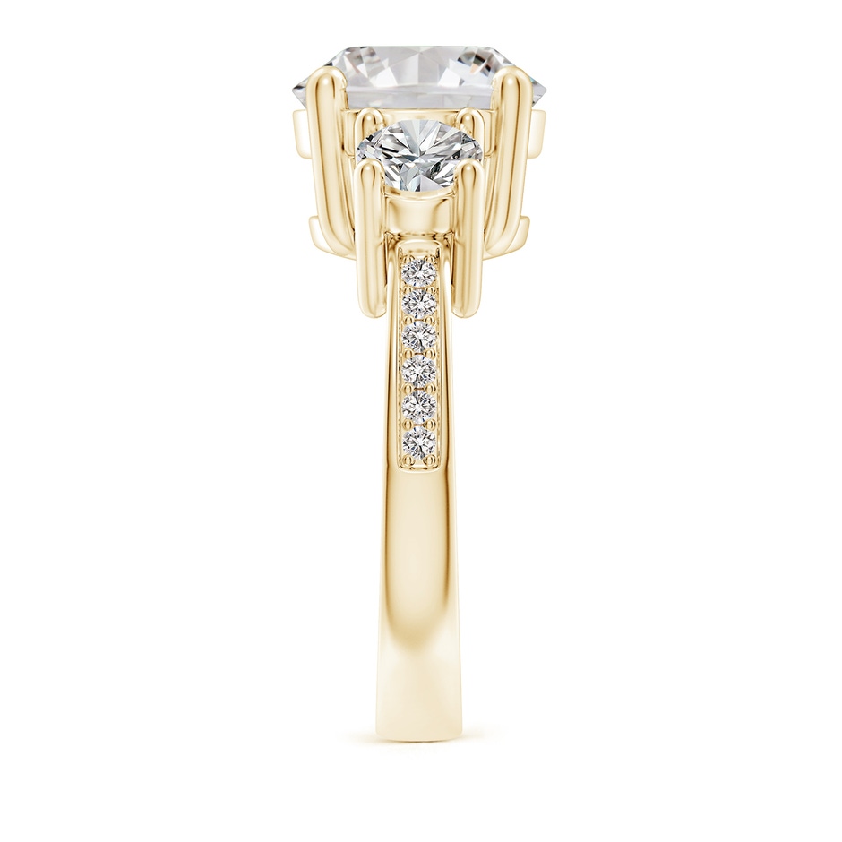 10.1mm IJI1I2 Classic Three Stone Diamond Ring in Yellow Gold side 299