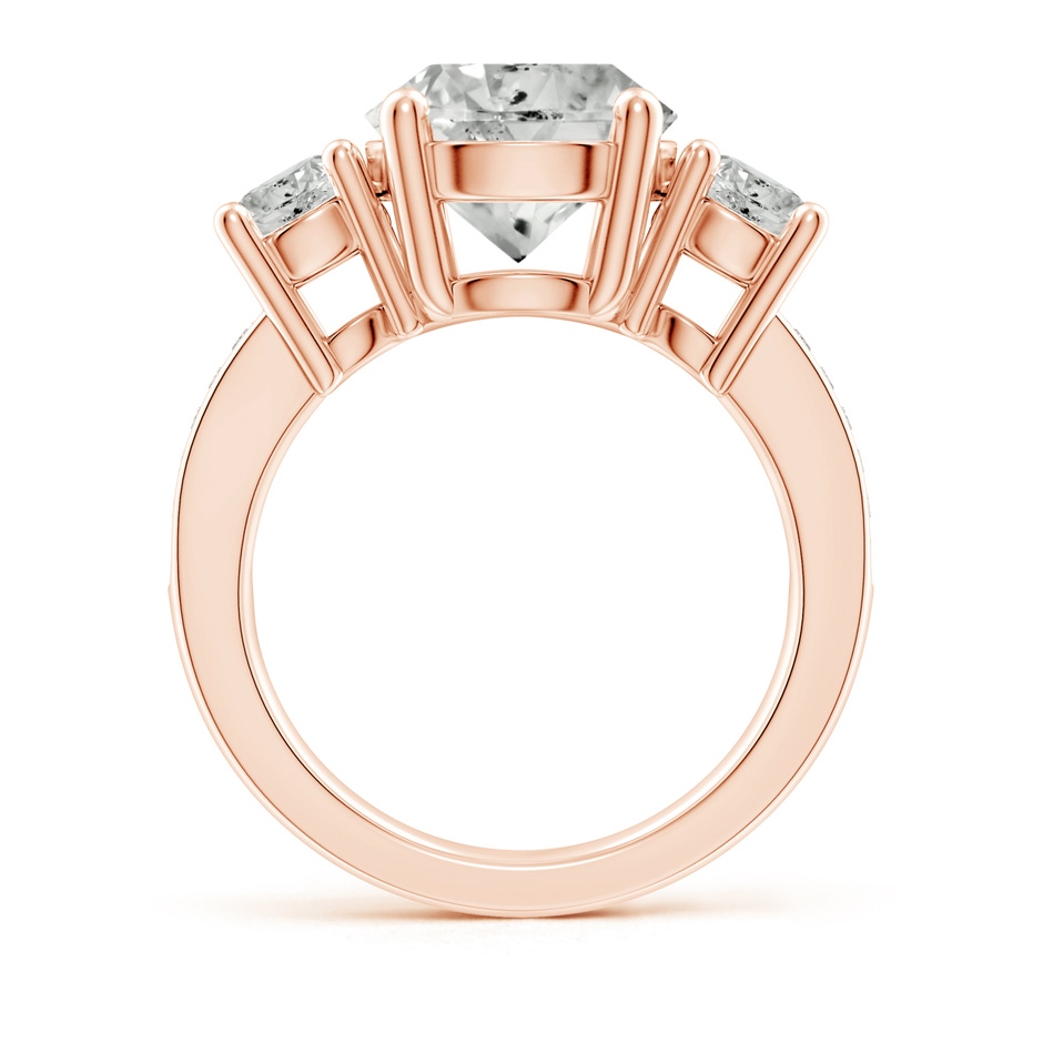 10.1mm KI3 Classic Three Stone Diamond Ring in Rose Gold side 199