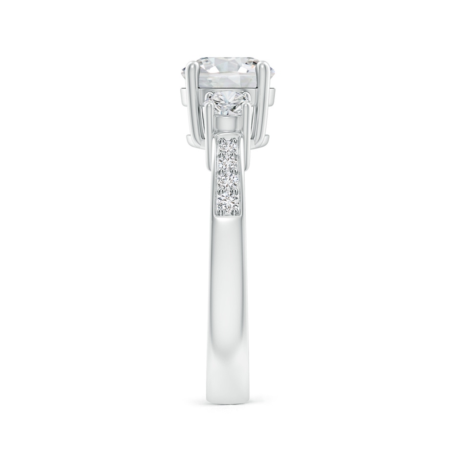 7mm HSI2 Classic Three Stone Diamond Ring in P950 Platinum side 299
