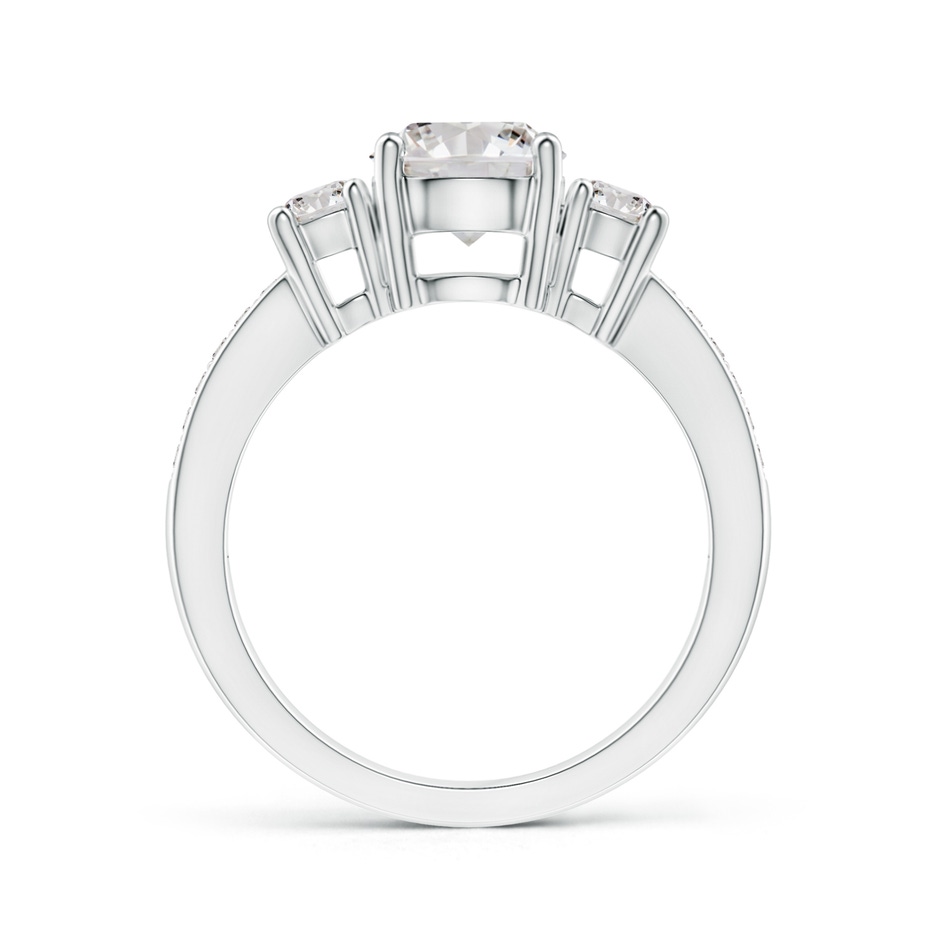 7mm IJI1I2 Classic Three Stone Diamond Ring in P950 Platinum side 199