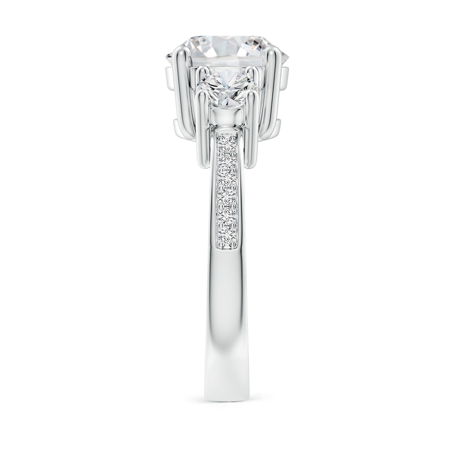 9.2mm HSI2 Classic Three Stone Diamond Ring in P950 Platinum side 299