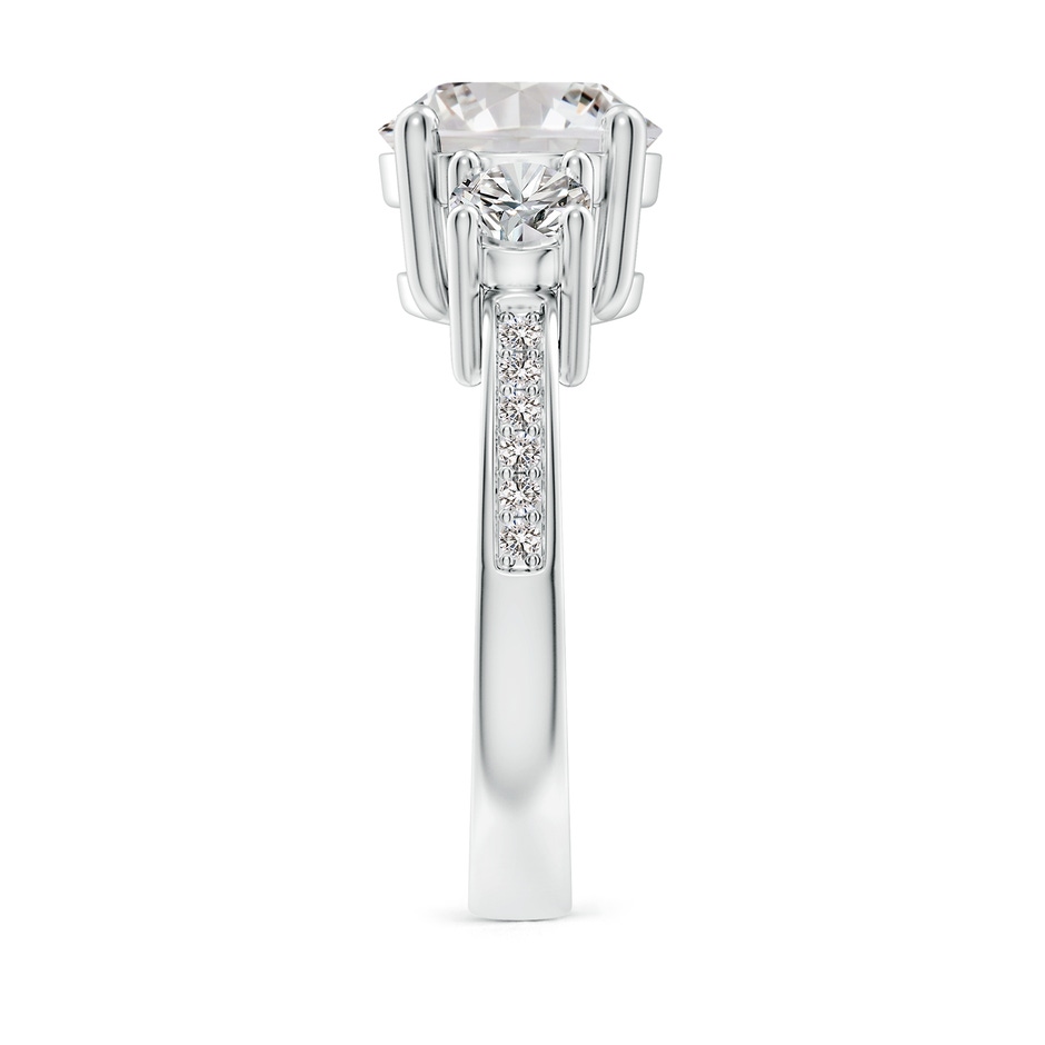 9.2mm IJI1I2 Classic Three Stone Diamond Ring in P950 Platinum side 299