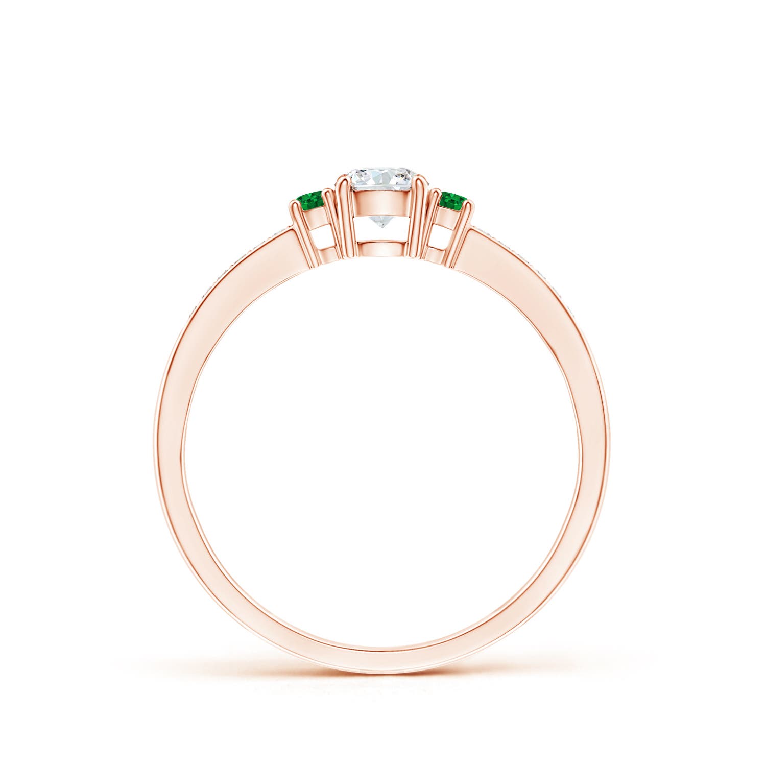 G, VS2 / 0.38 CT / 14 KT Rose Gold