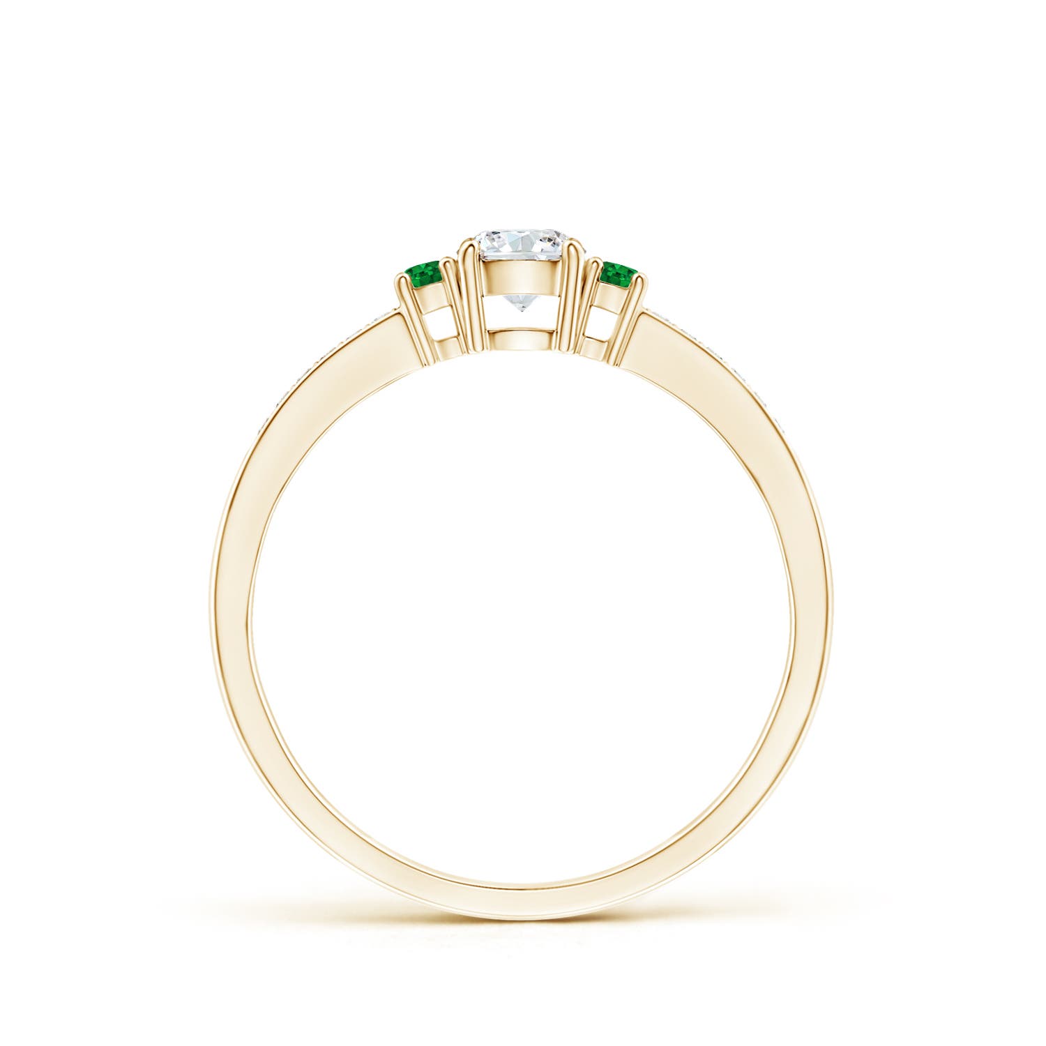 G, VS2 / 0.38 CT / 14 KT Yellow Gold