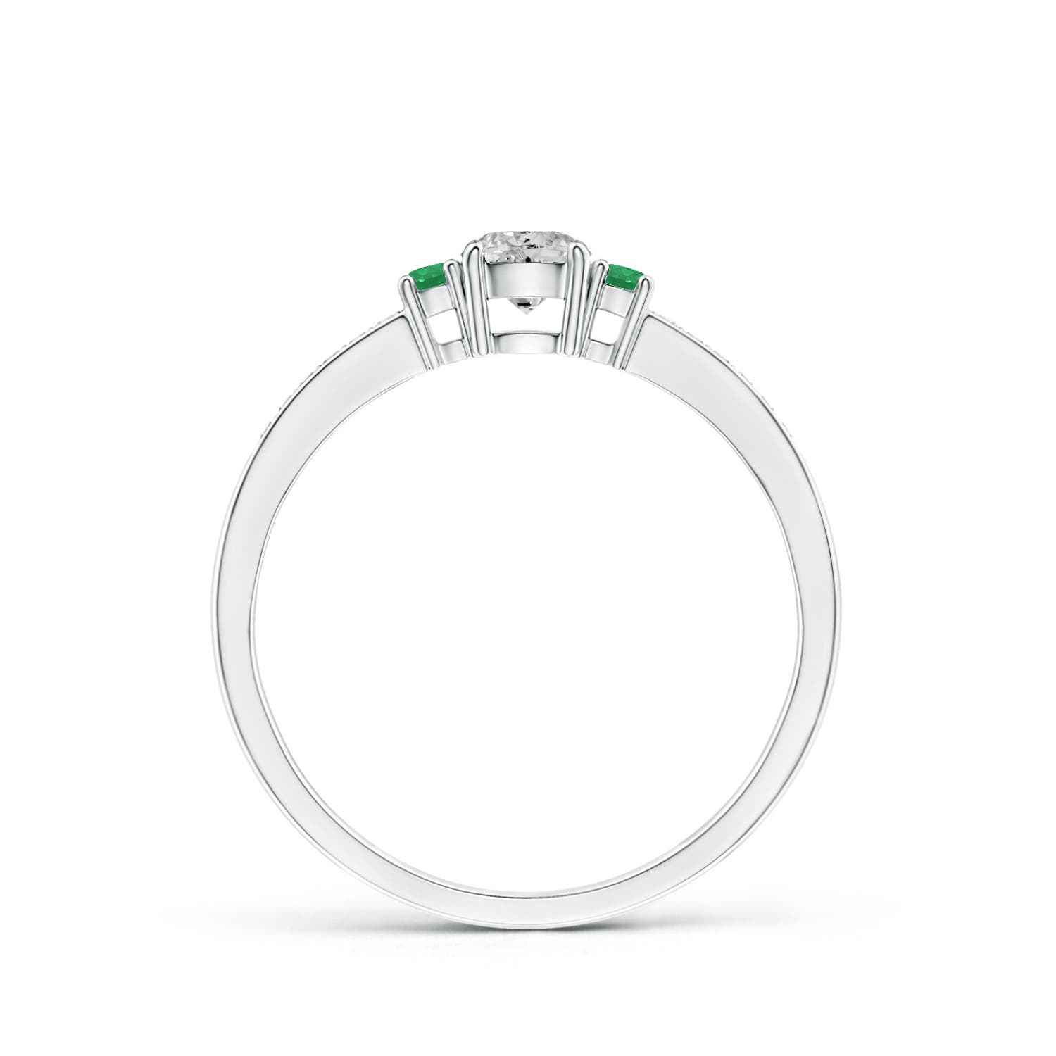 K, I3 / 0.38 CT / 14 KT White Gold