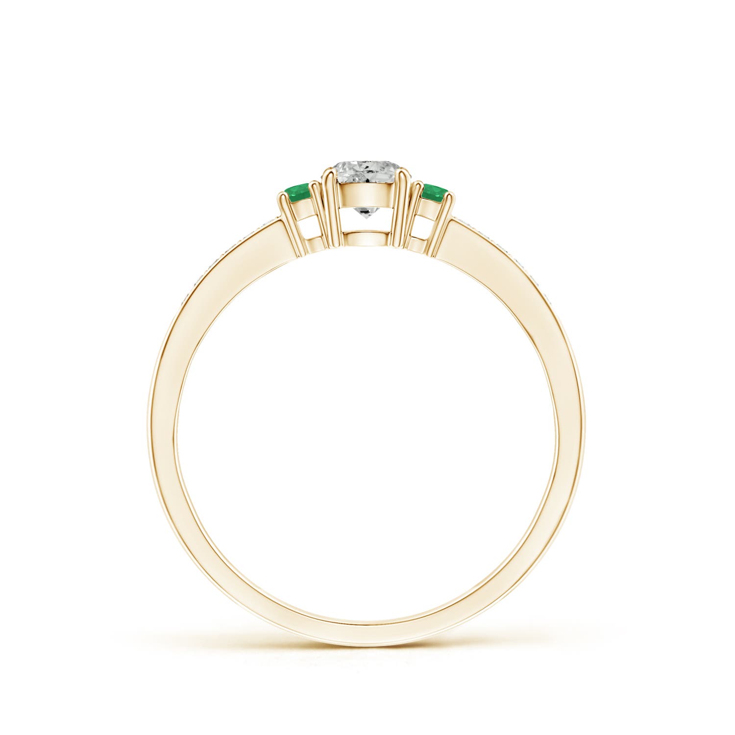 K, I3 / 0.38 CT / 14 KT Yellow Gold