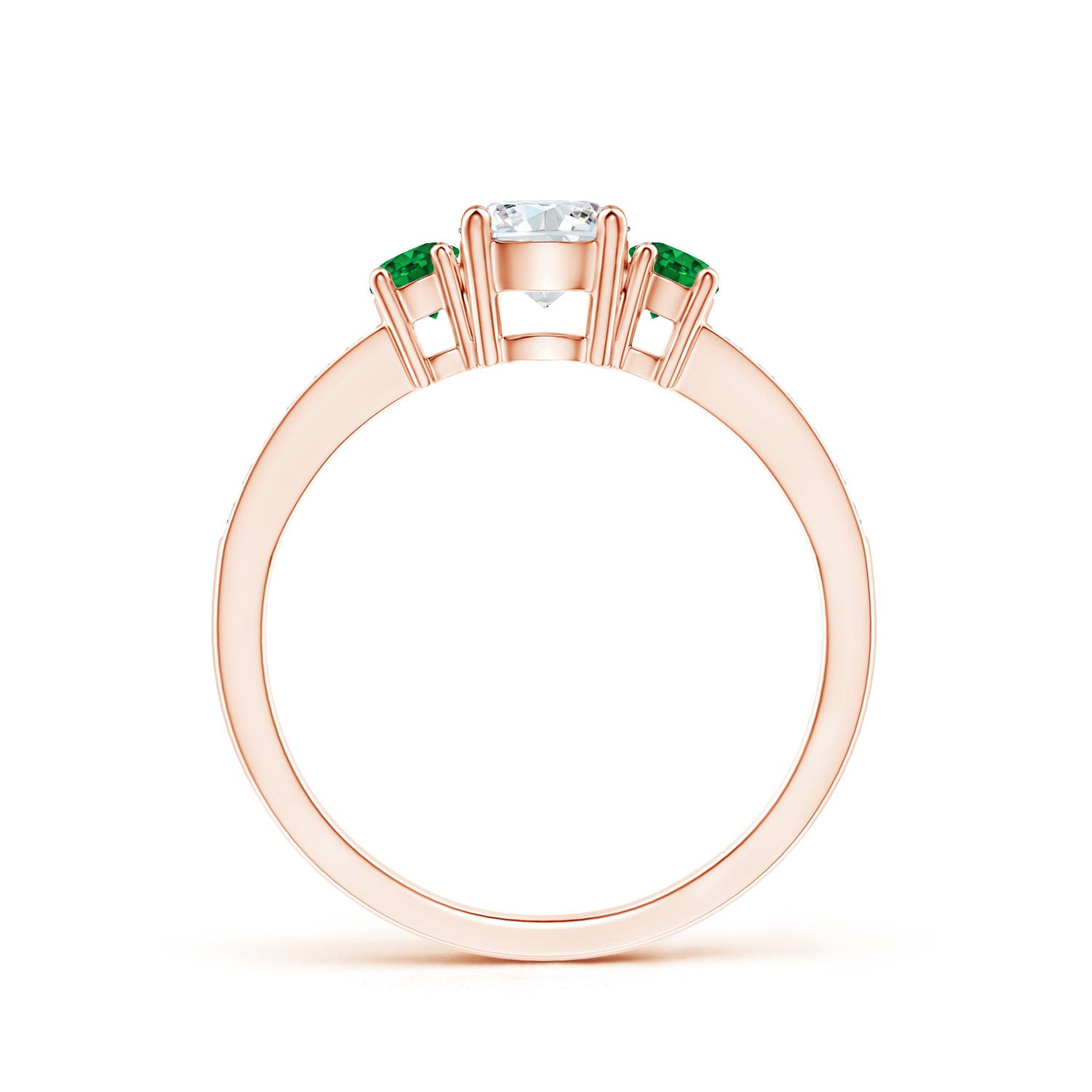 G, VS2 / 0.67 CT / 14 KT Rose Gold