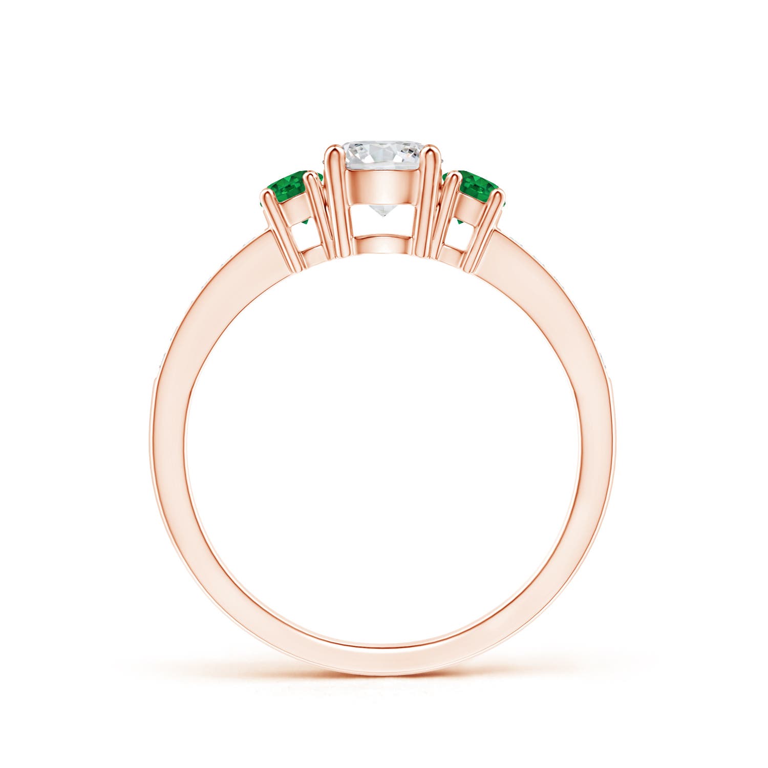 H, SI2 / 0.67 CT / 14 KT Rose Gold