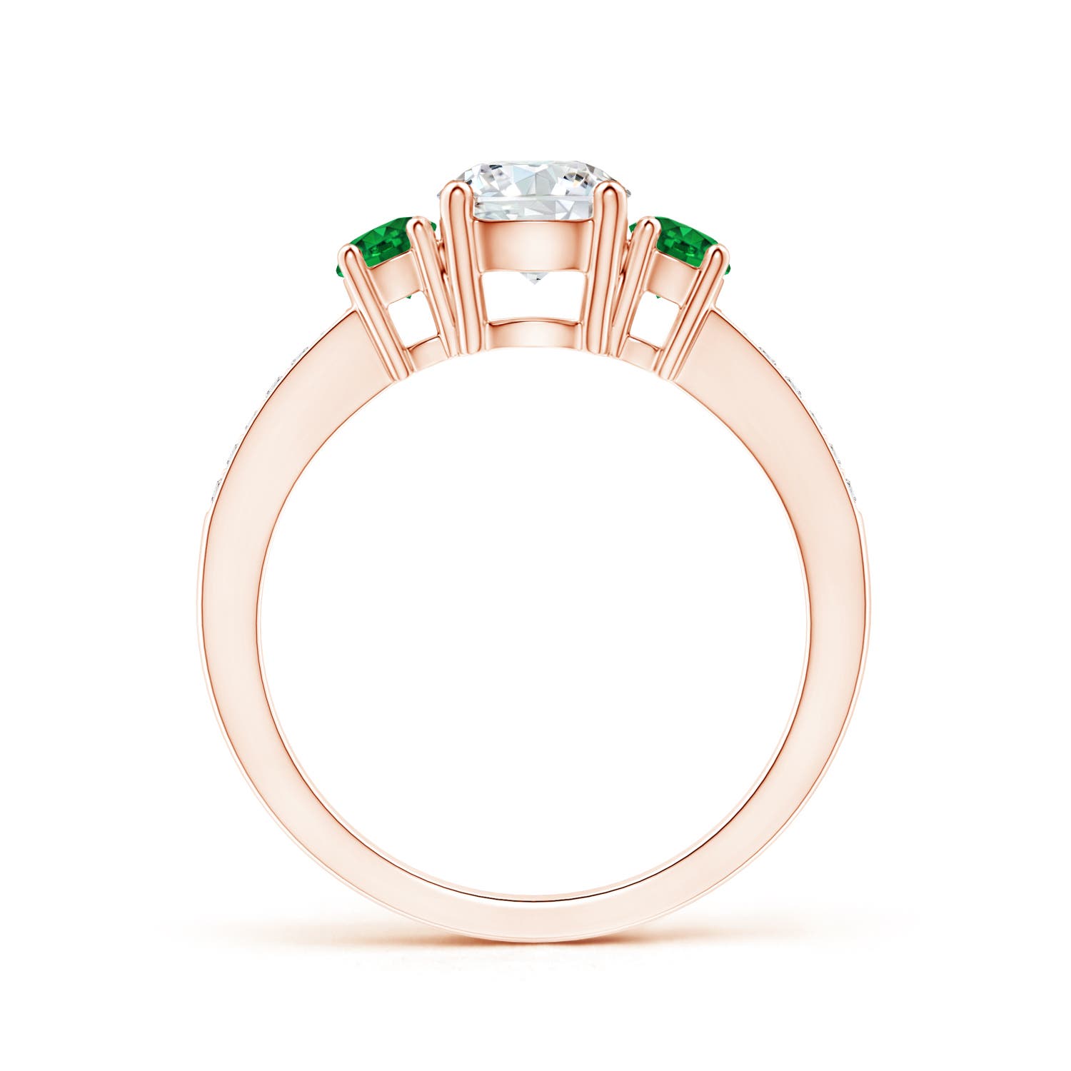 G, VS2 / 1.1 CT / 14 KT Rose Gold