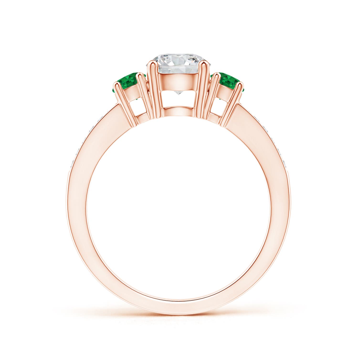 H, SI2 / 1.1 CT / 14 KT Rose Gold