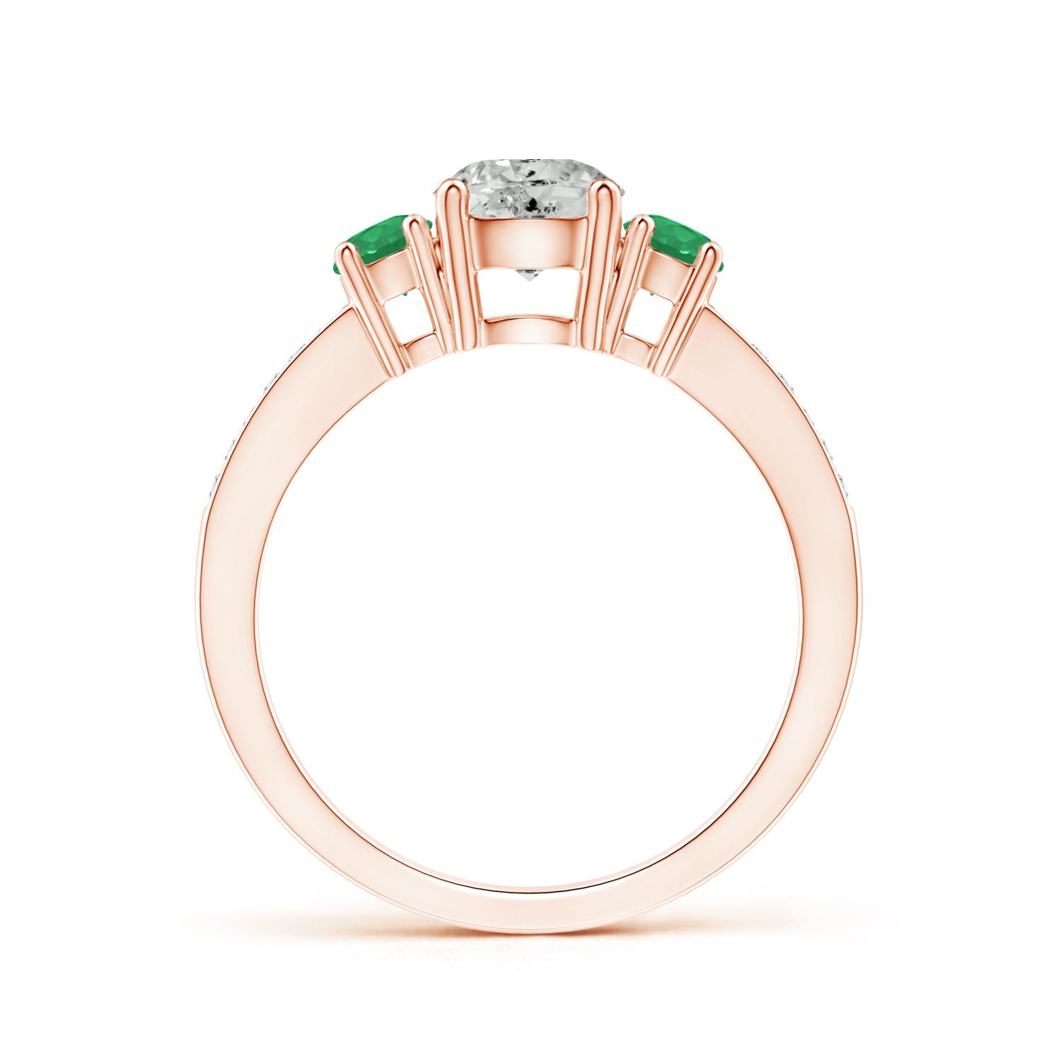 K, I3 / 1.1 CT / 14 KT Rose Gold