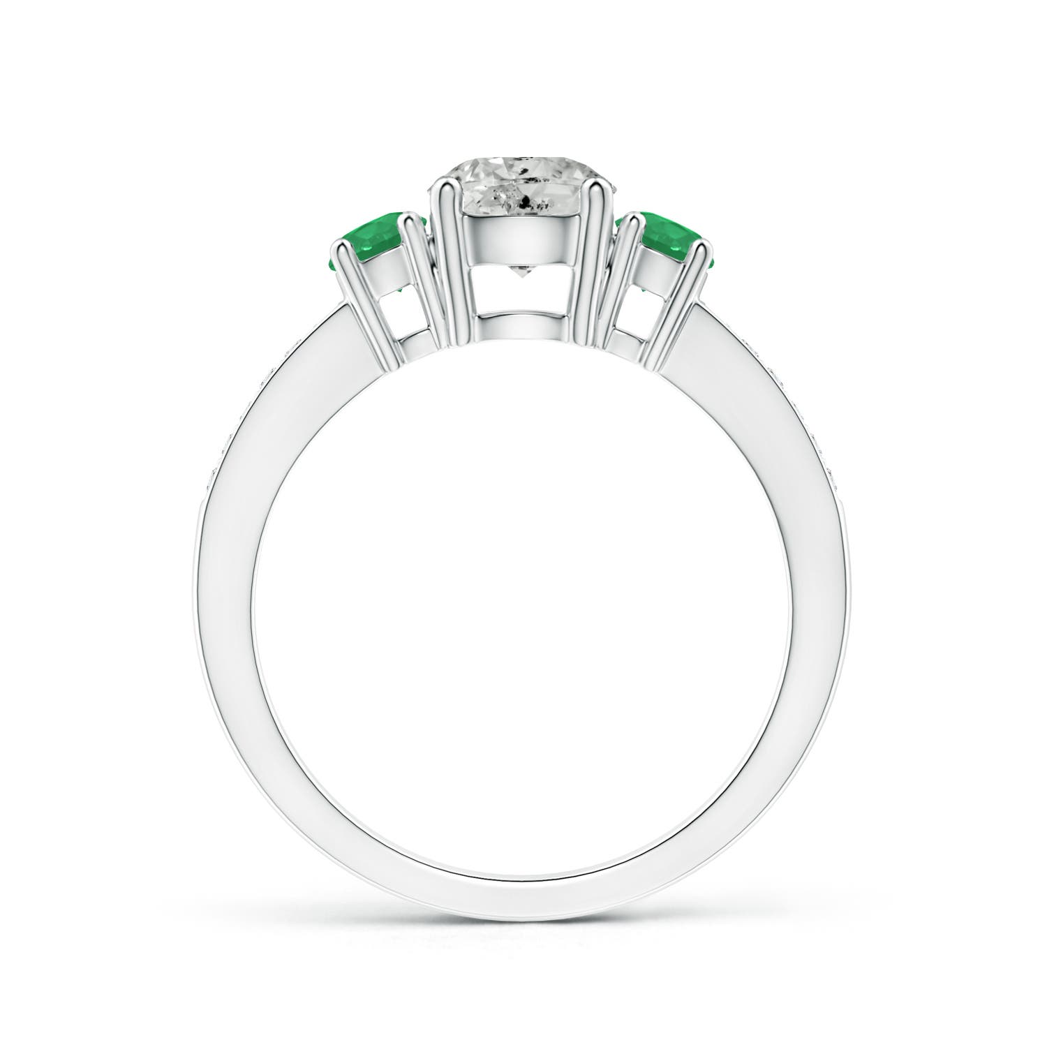 K, I3 / 1.1 CT / 14 KT White Gold