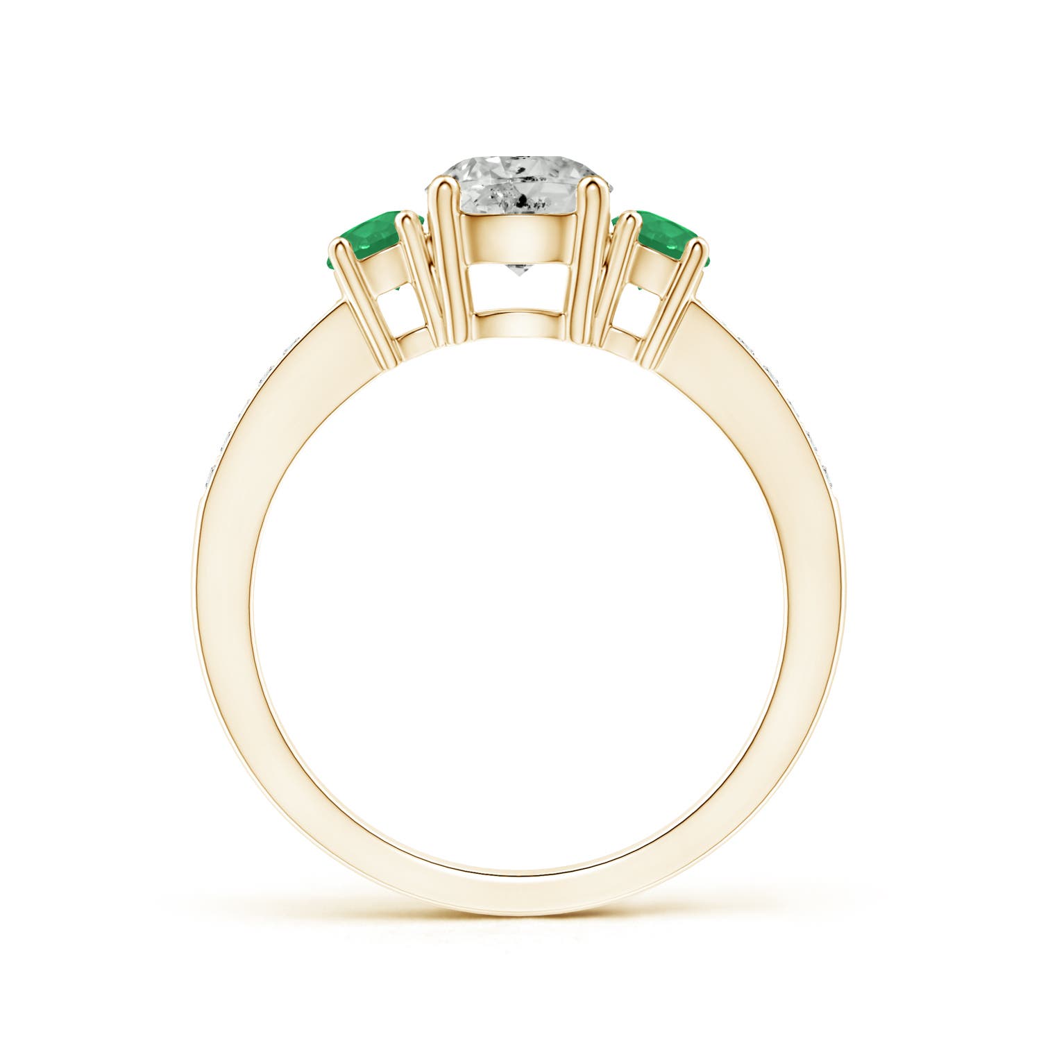 K, I3 / 1.1 CT / 14 KT Yellow Gold